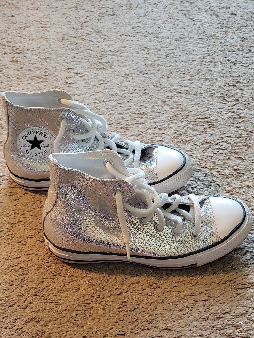 Converse Chuck Taylor All Stars Iridescent High Top Sneakers